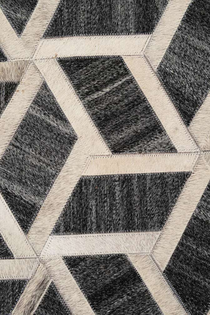 5' x 8' 1 Cowhide - Patchwork Rug