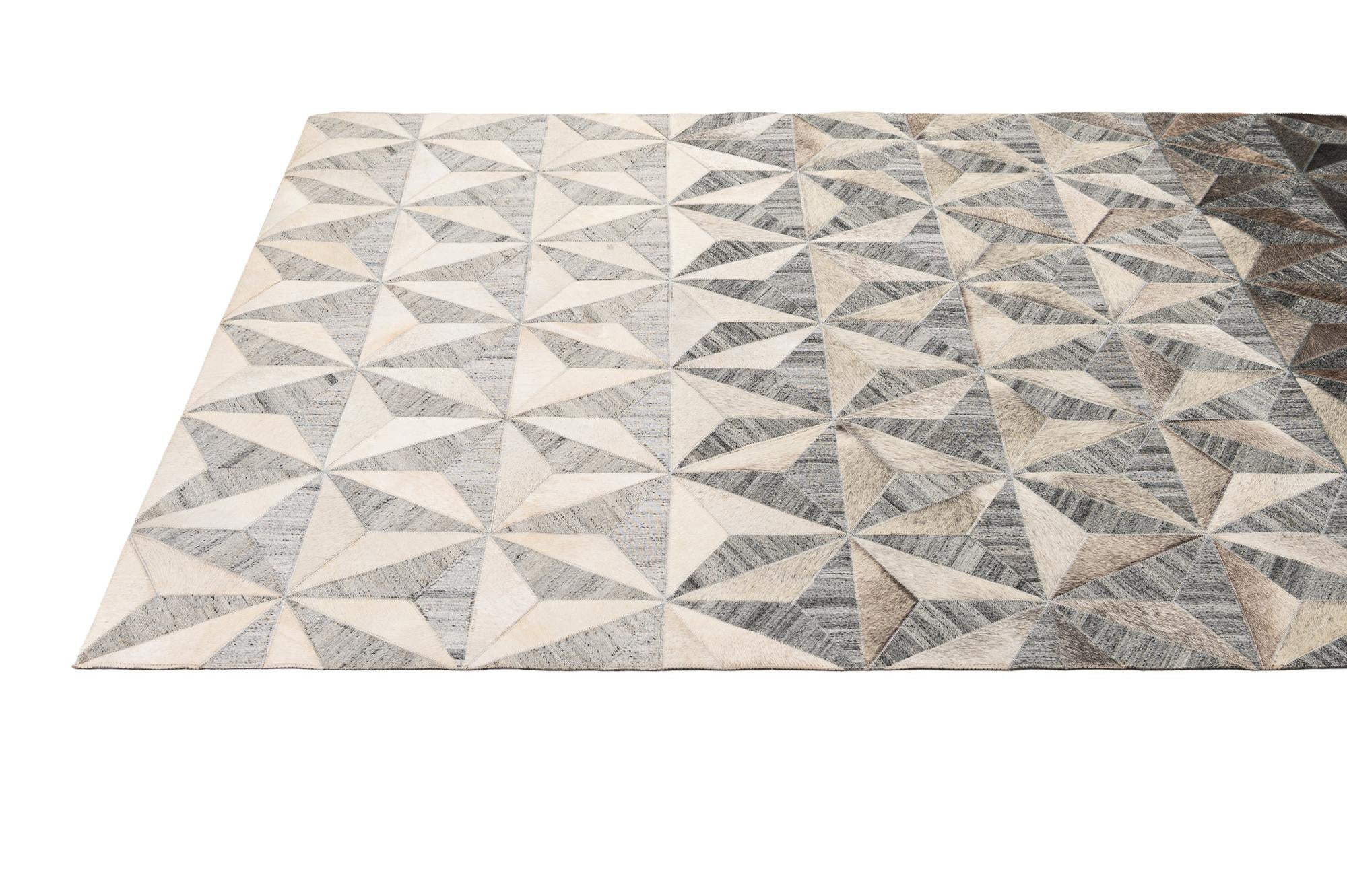 5' x 7' 9 Cowhide - Patchwork Rug