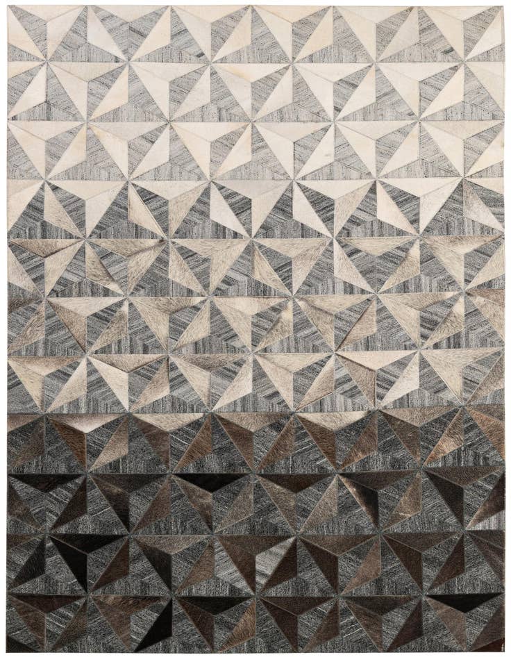 Detail image of 5' x 7' 9 Cowhide - Patchwork Rug