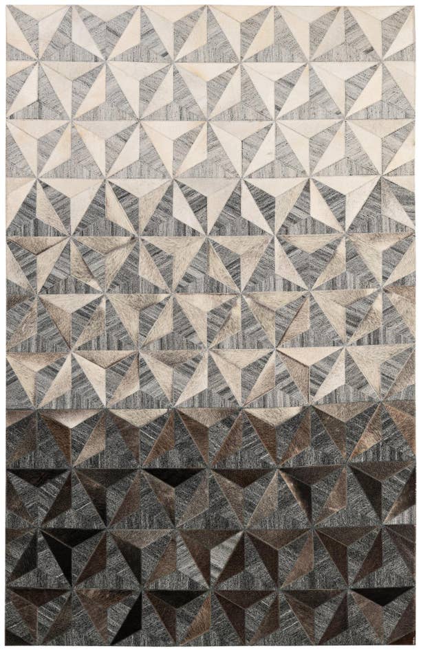 Detail image of 5' x 7' 9 Cowhide - Patchwork Rug