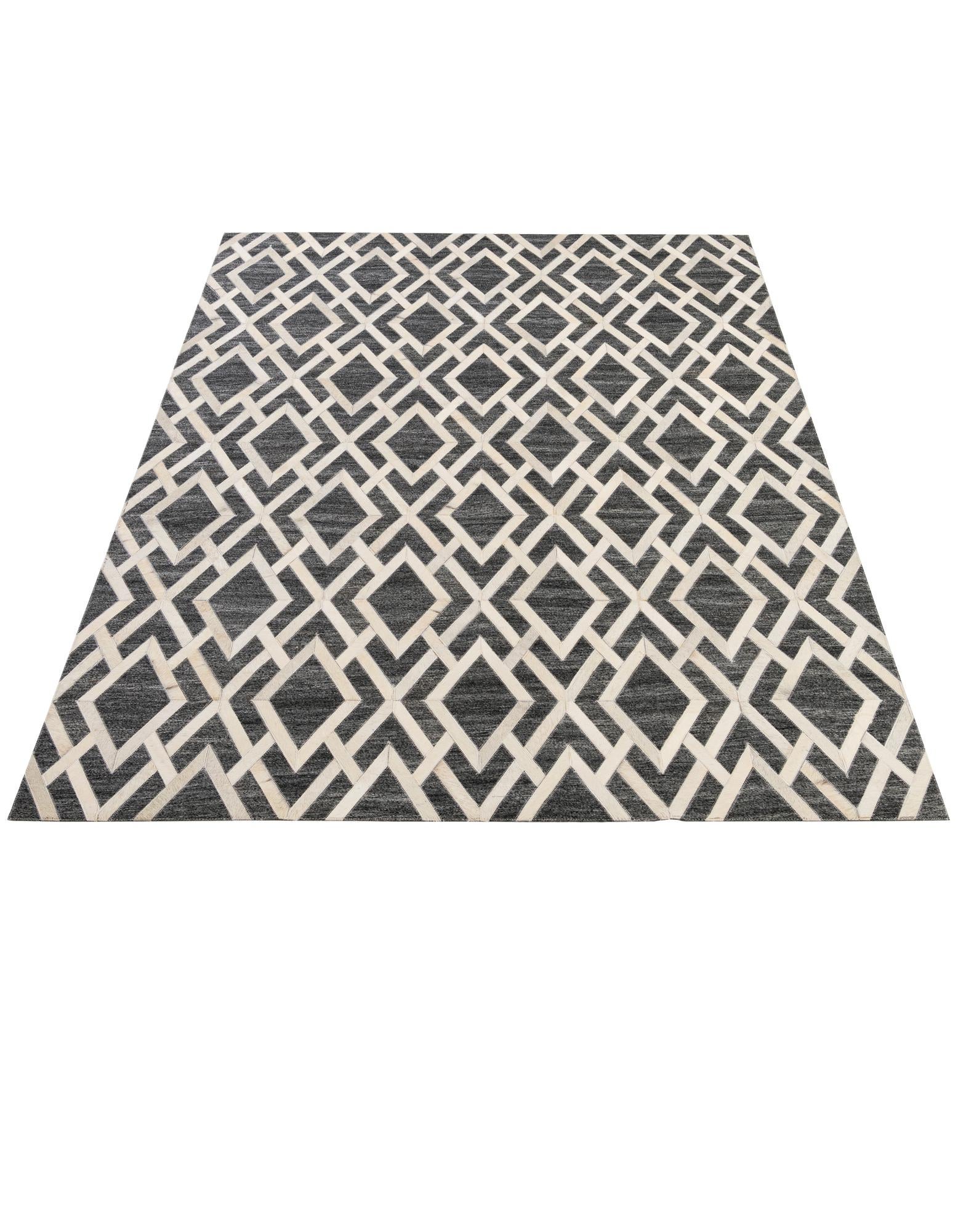 5' 1 x 7' 11 Cowhide - Patchwork Rug