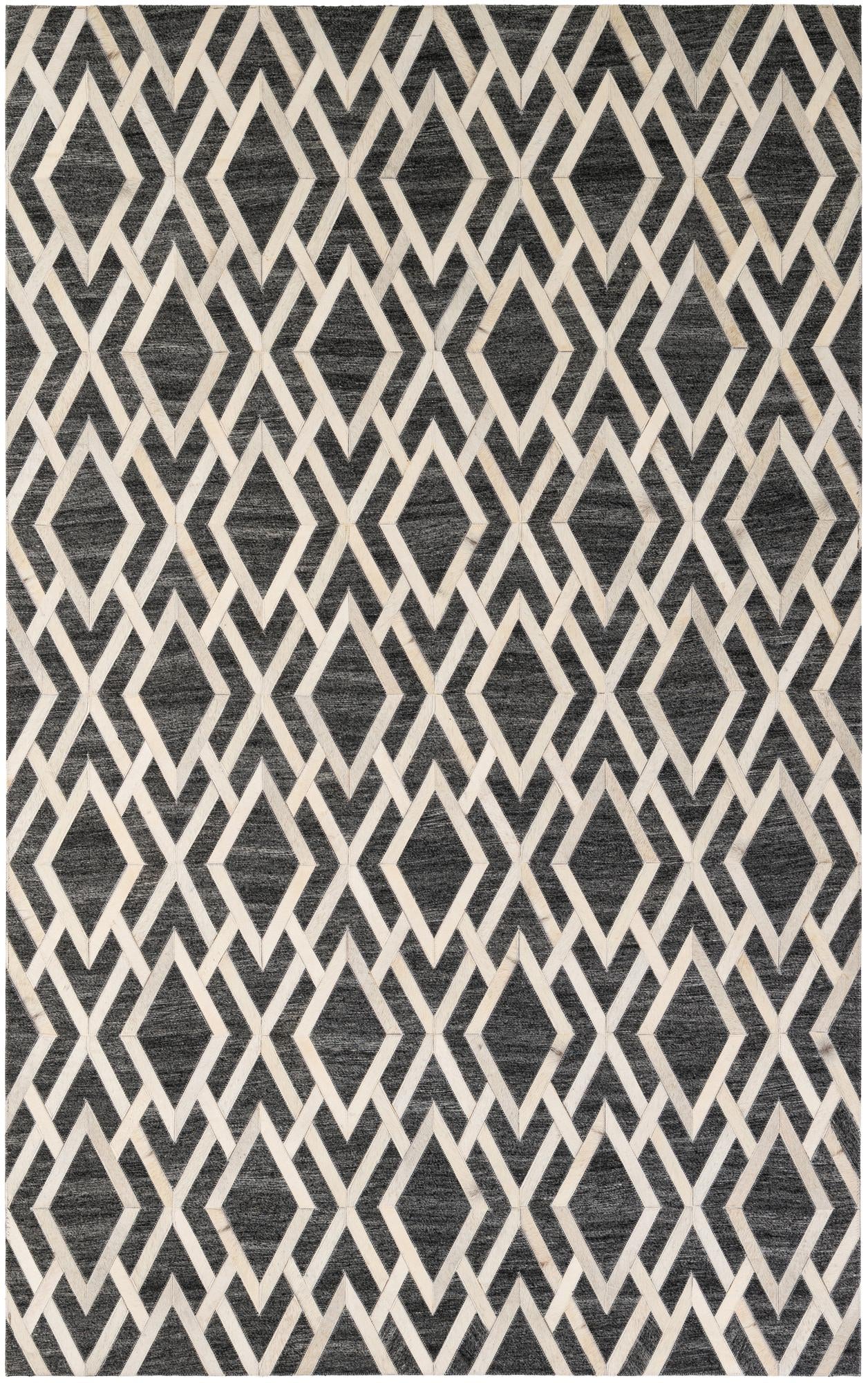 5' 1 x 7' 11 Cowhide - Patchwork Rug
