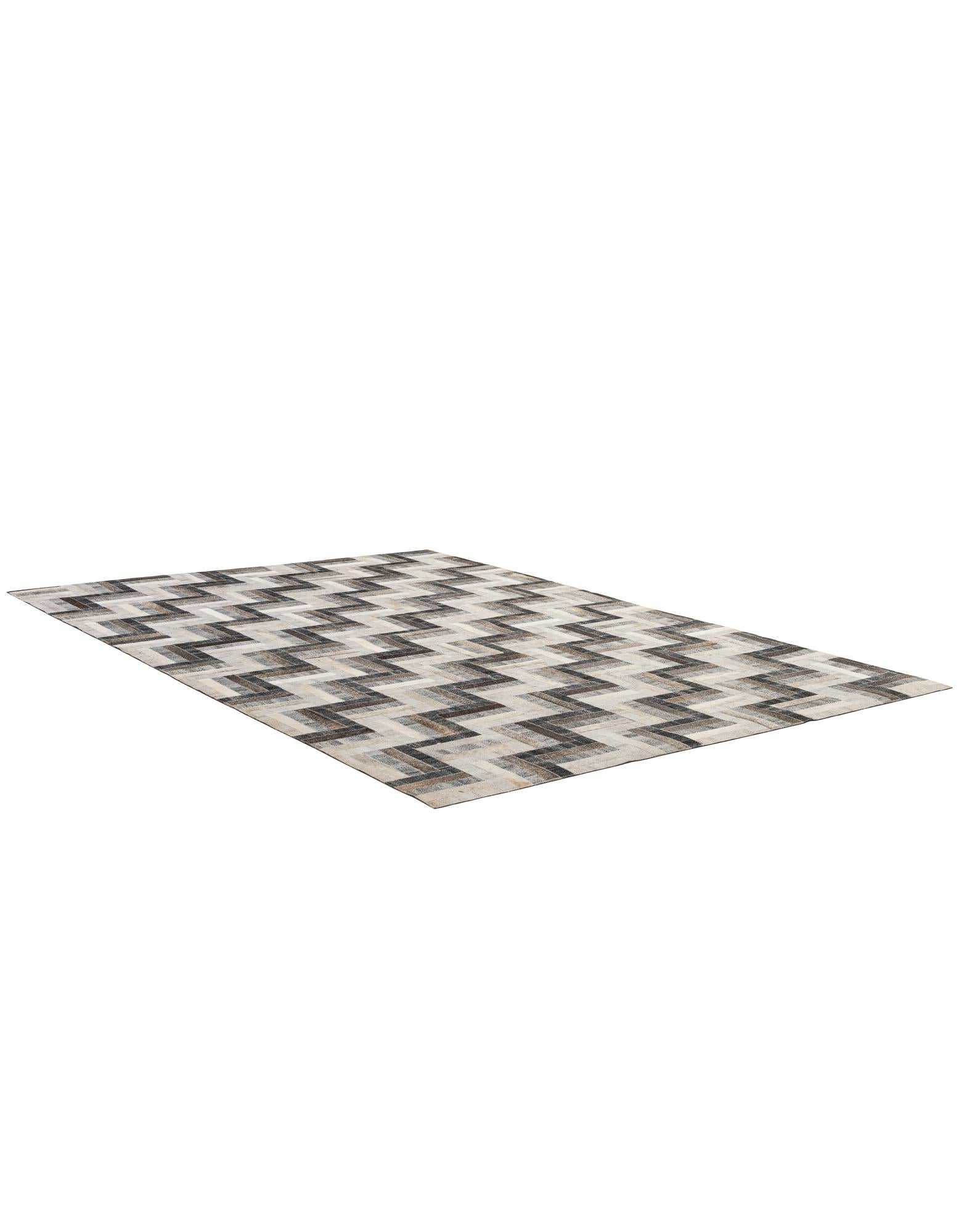 5' 3 x 7' 5 Cowhide - Patchwork Rug