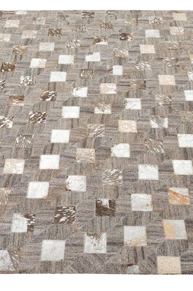 5' 2 x 7' 11 Cowhide - Patchwork Rug