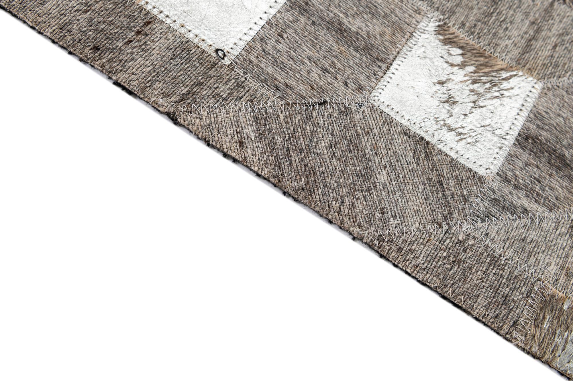 5' 2 x 7' 11 Cowhide - Patchwork Rug