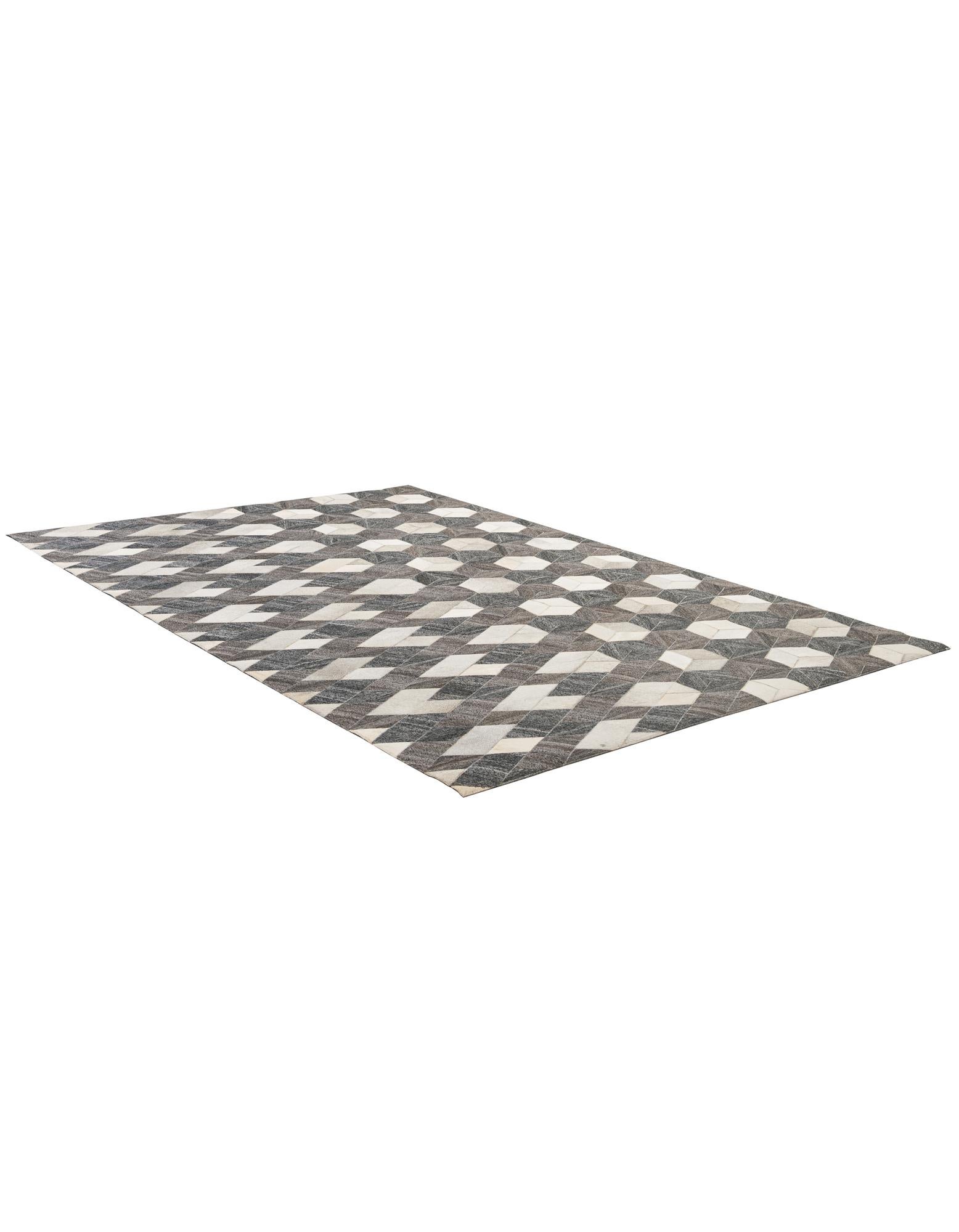 5' 3 x 8' Cowhide - Patchwork Rug