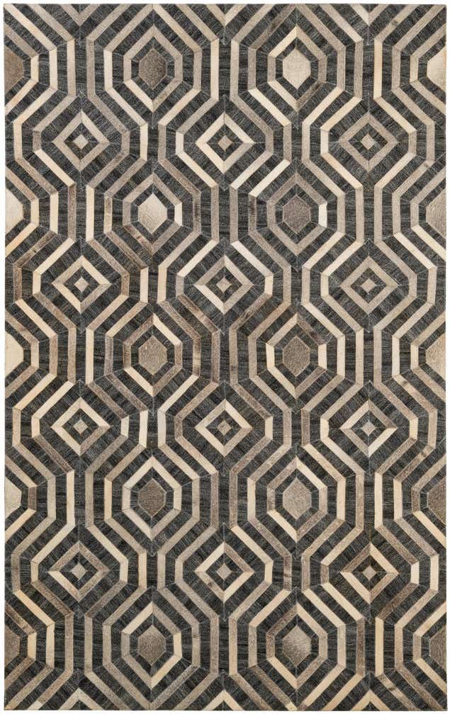 5' 1 x 8' Cowhide - Patchwork Rug