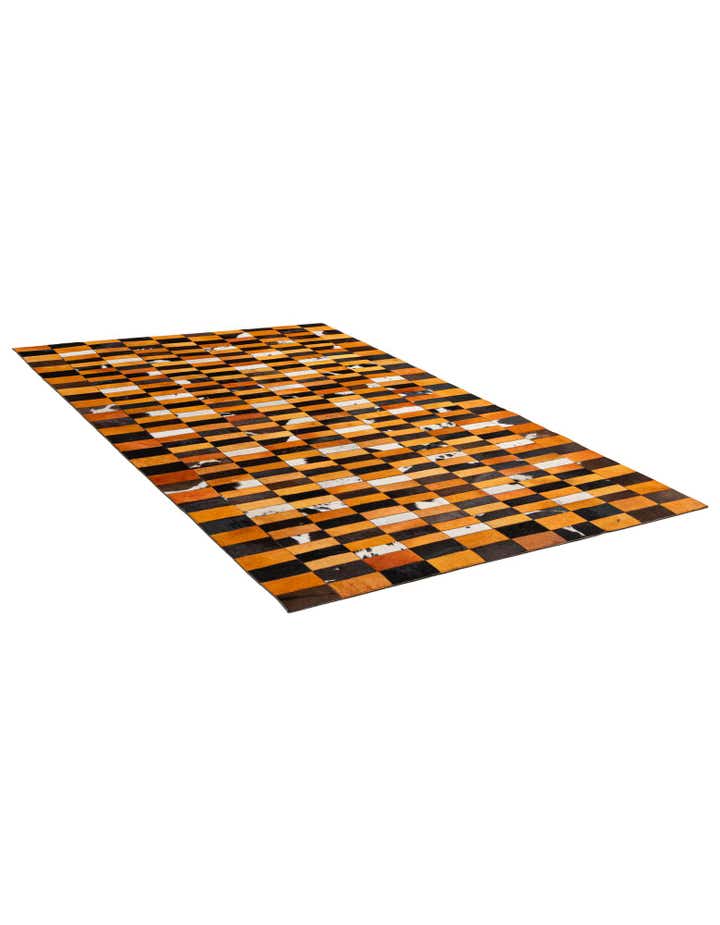 5' 1 x 8' Cowhide - Patchwork Rug