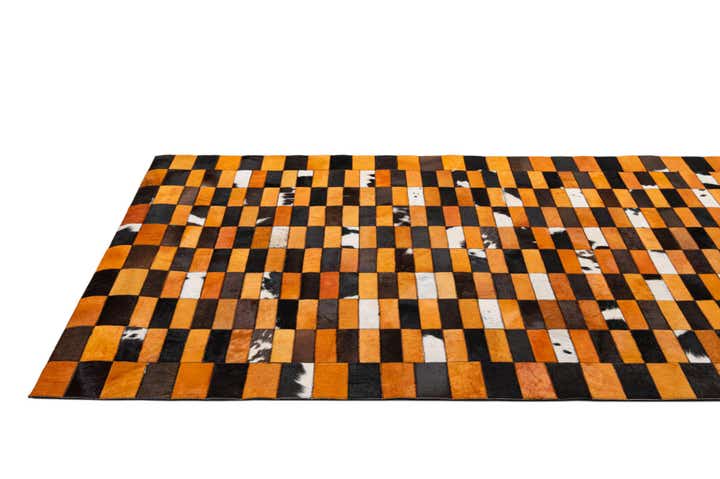 5' 1 x 7' 11 Cowhide - Patchwork Rug