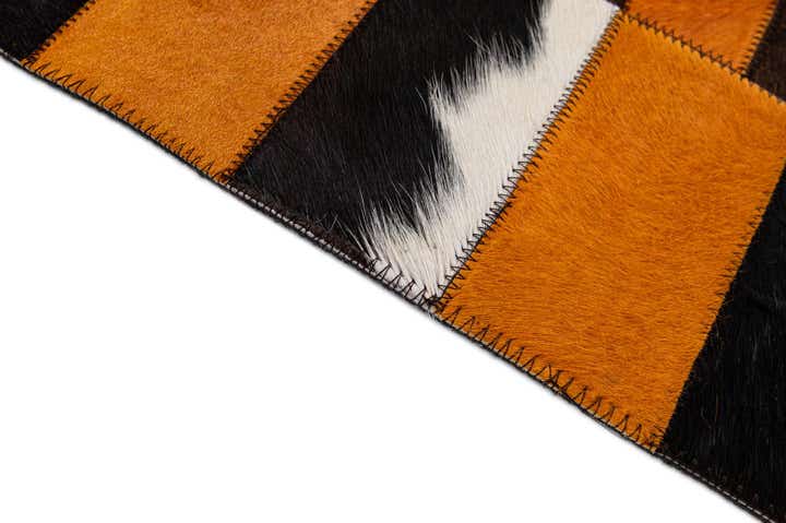 5' 1 x 7' 11 Cowhide - Patchwork Rug