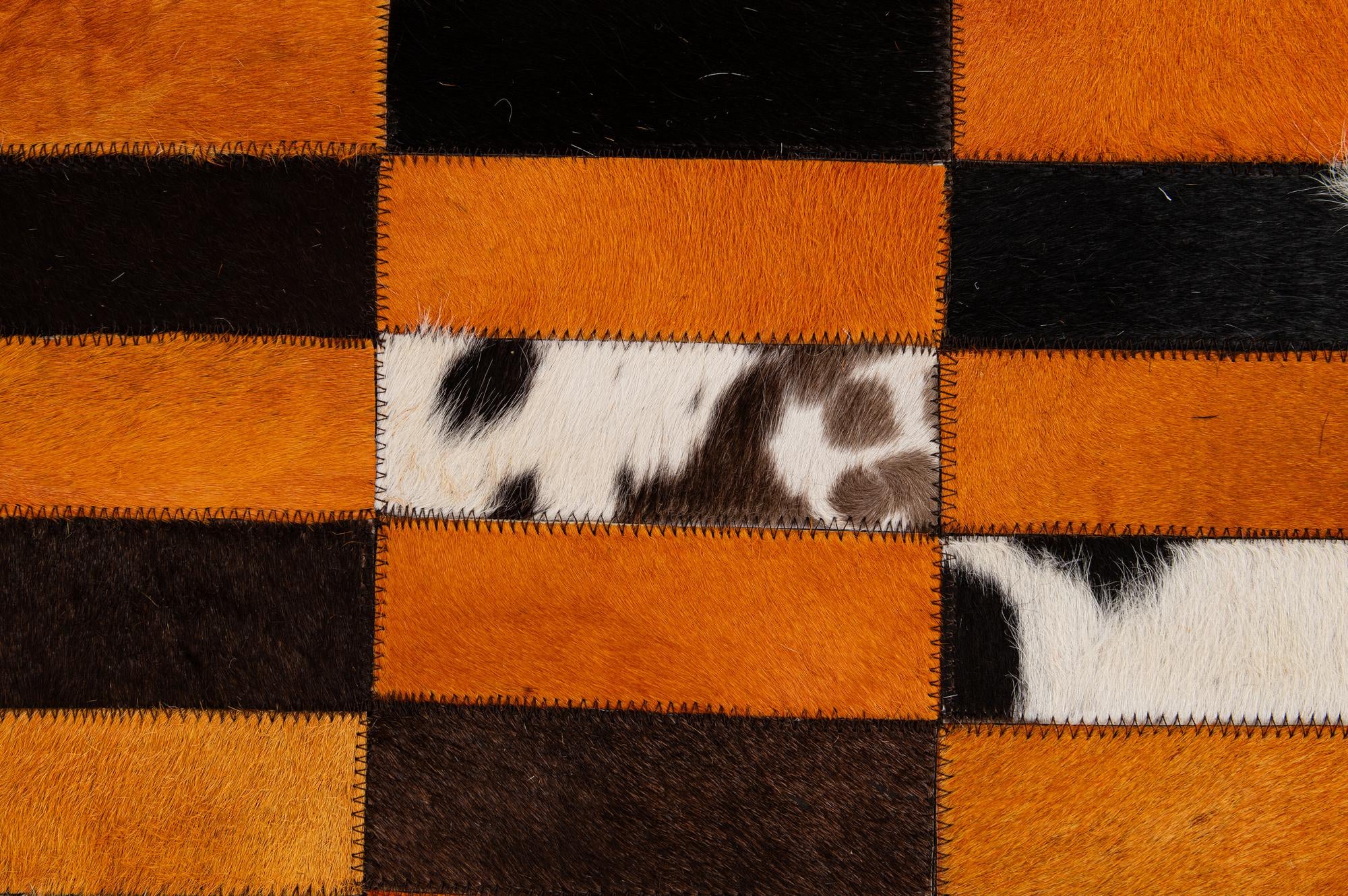 5' 1 x 7' 11 Cowhide - Patchwork Rug