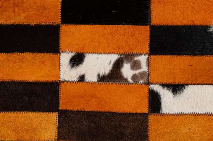 5' 1 x 7' 11 Cowhide - Patchwork Rug