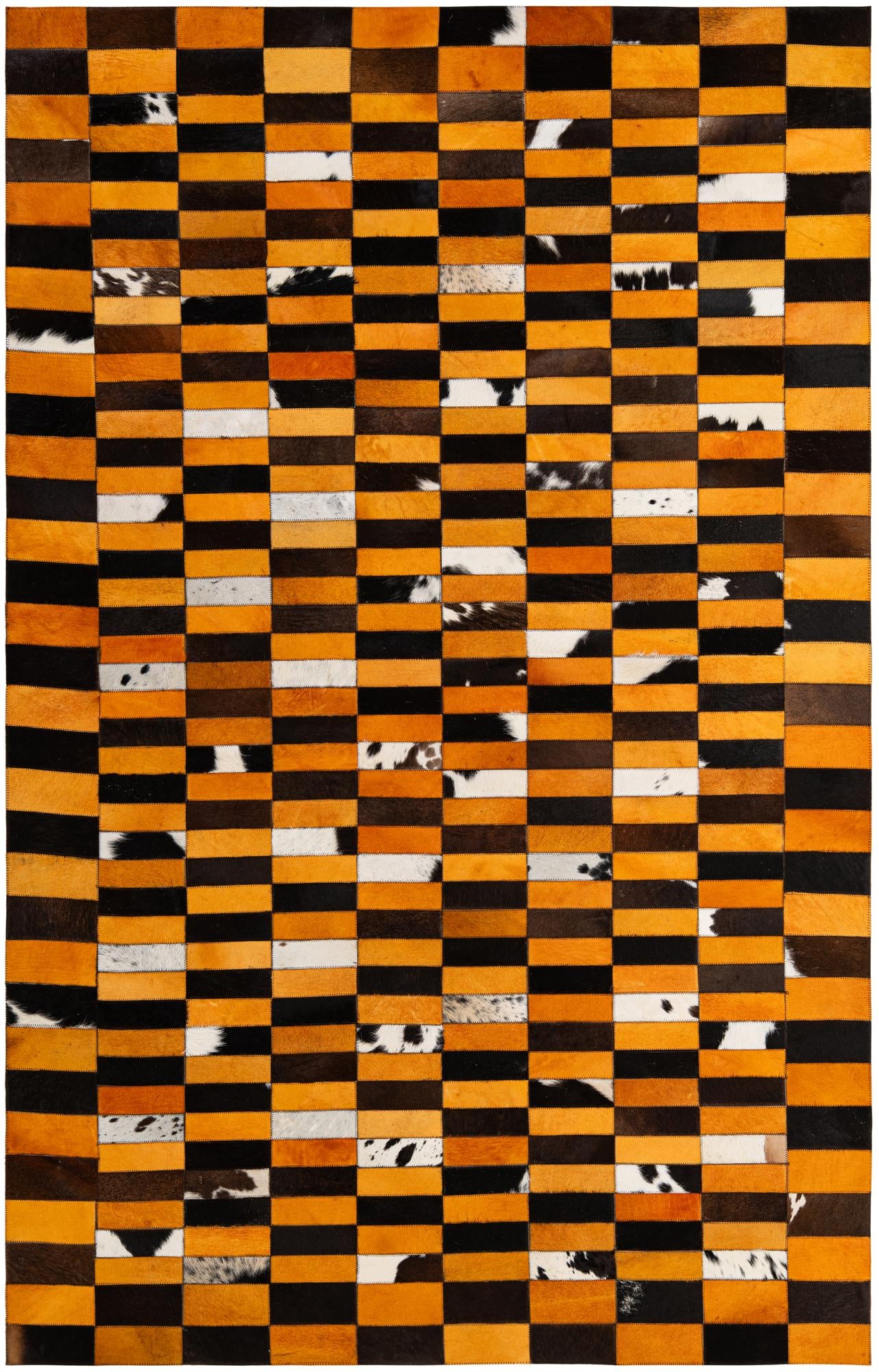 5' 1 x 7' 11 Cowhide - Patchwork Rug