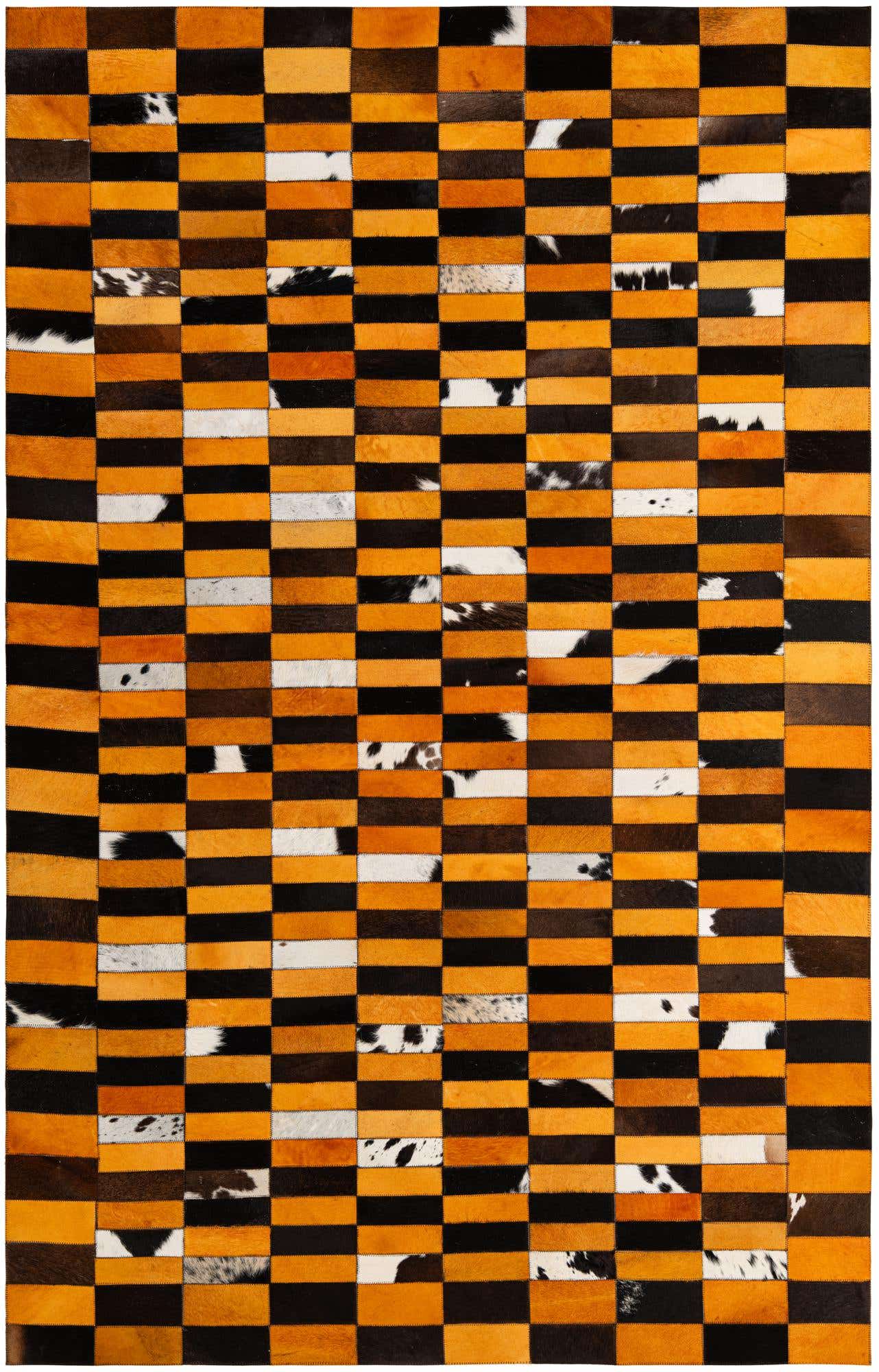 5' 1 x 7' 11 Cowhide - Patchwork Rug