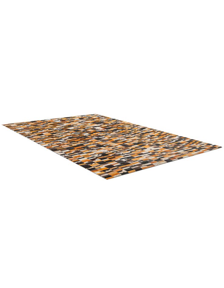 Detail image of 4' 11 x 7' 9 Cowhide - Patchwork Rug