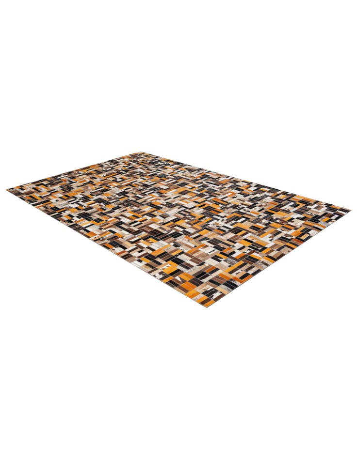 Detail image of 5' x 8' 1 Cowhide - Patchwork Rug