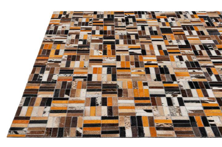 5' x 8' 1 Cowhide - Patchwork Rug