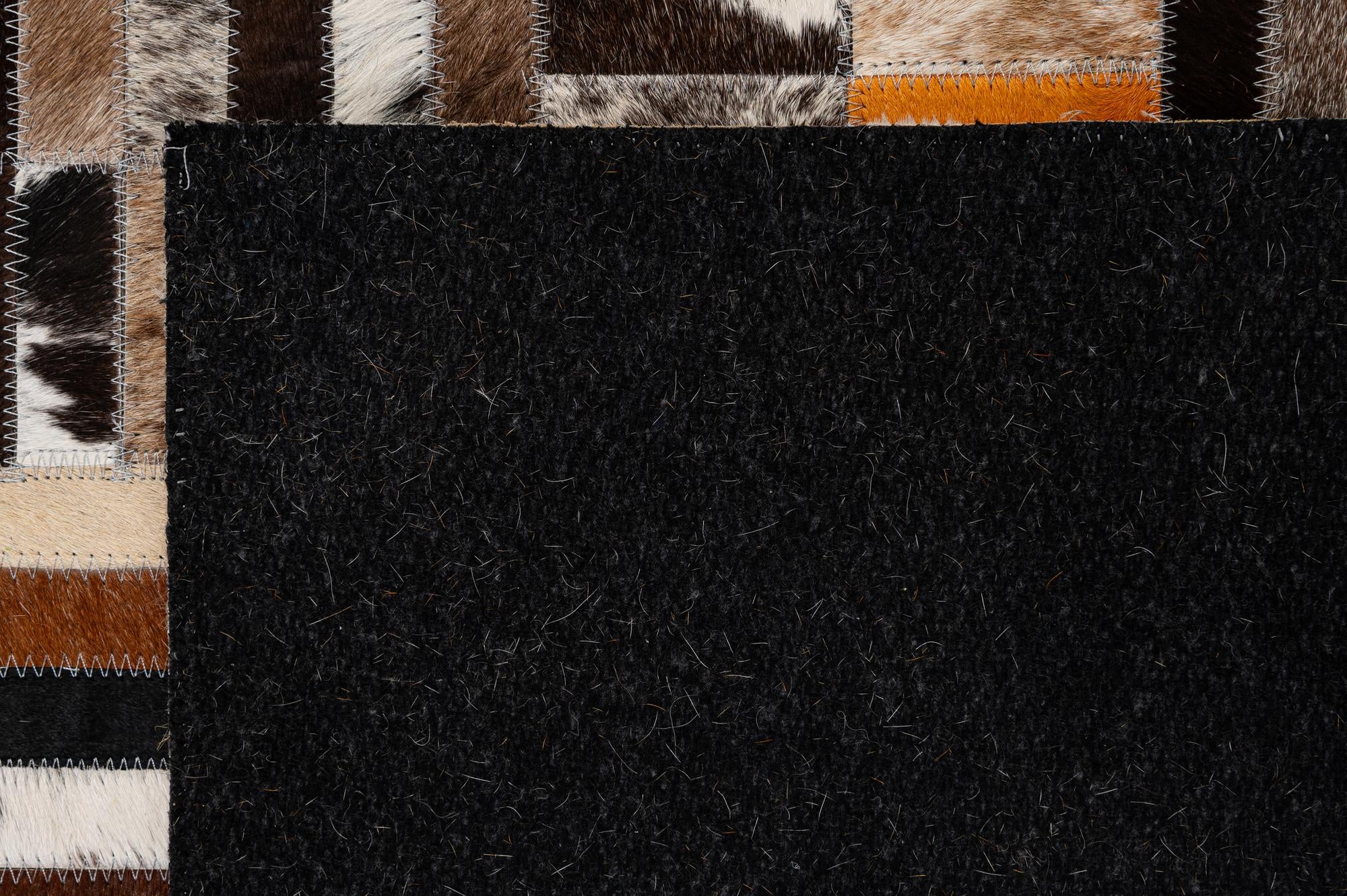 5' x 8' 1 Cowhide - Patchwork Rug