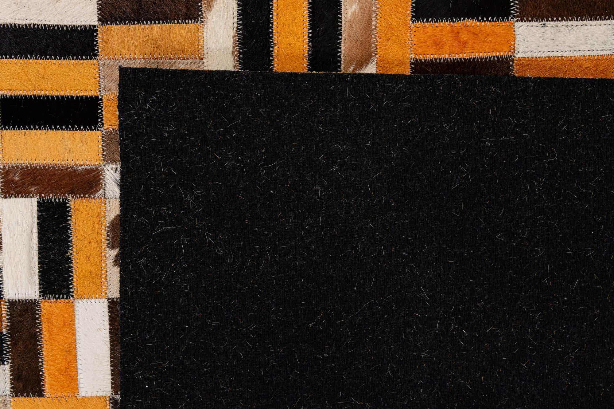 5' x 7' 11 Cowhide - Patchwork Rug