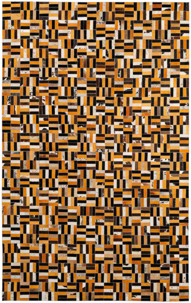 5' x 7' 11 Cowhide - Patchwork Rug