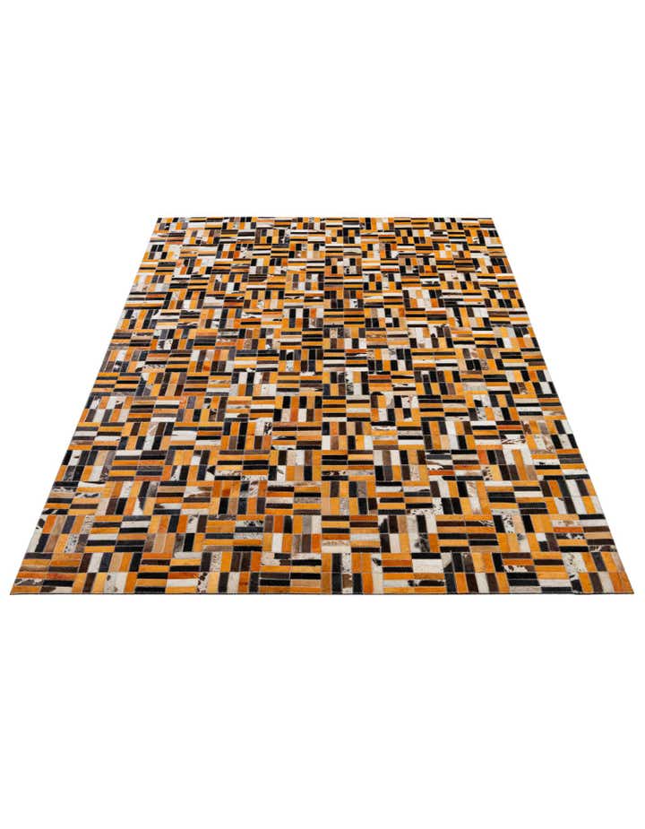 5' x 7' 11 Cowhide - Patchwork Rug