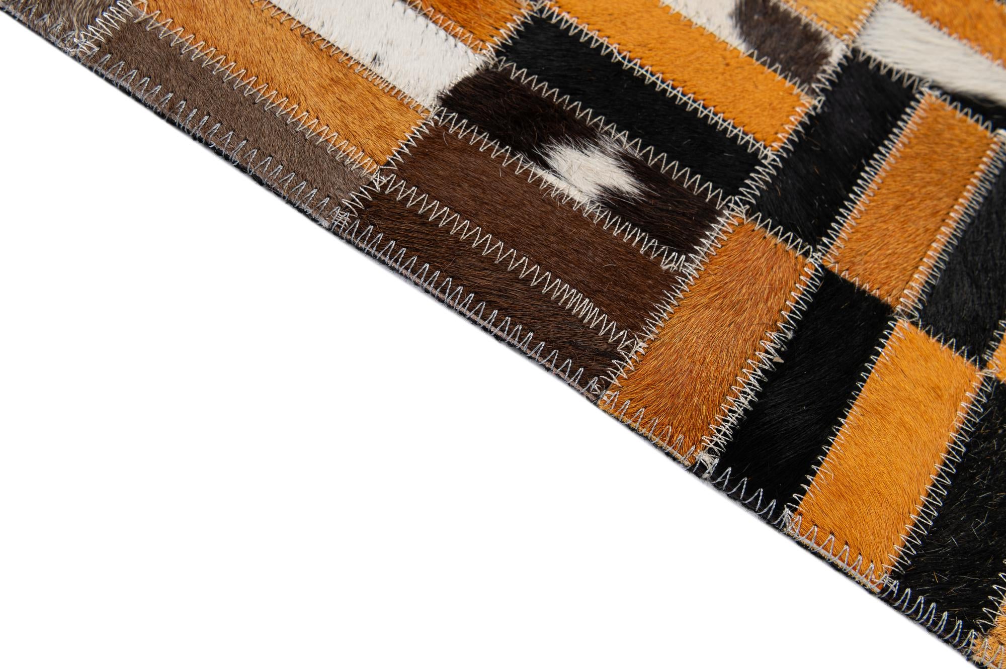 5' x 7' 11 Cowhide - Patchwork Rug