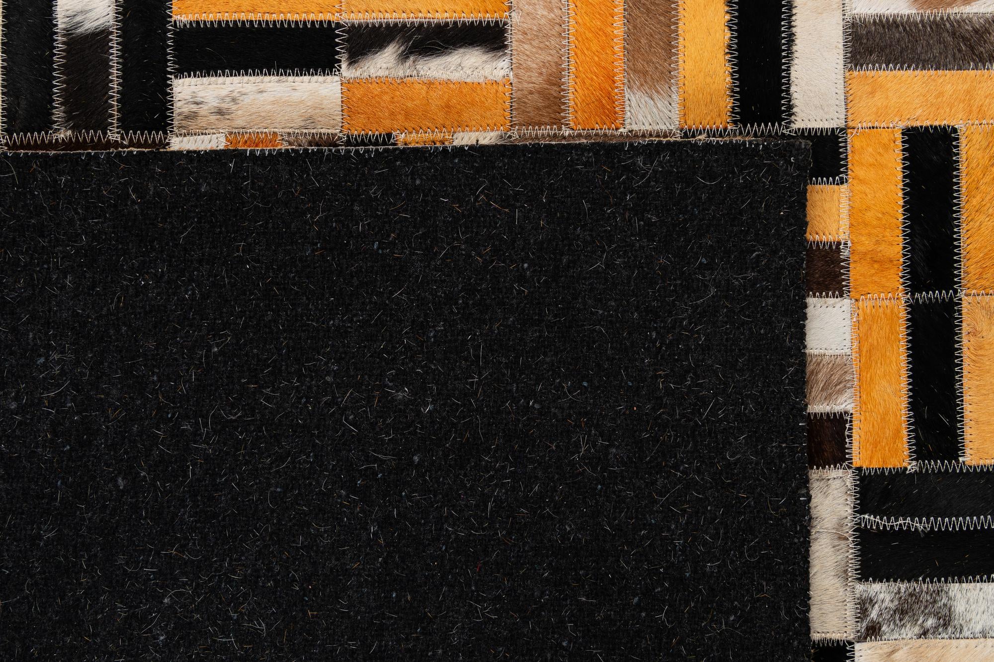 5' x 7' 11 Cowhide - Patchwork Rug