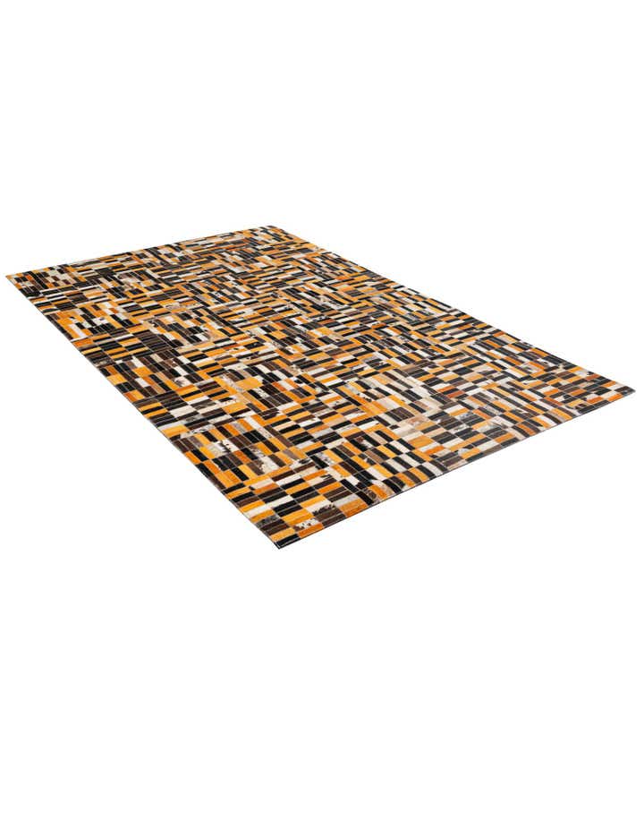5' x 7' 11 Cowhide - Patchwork Rug
