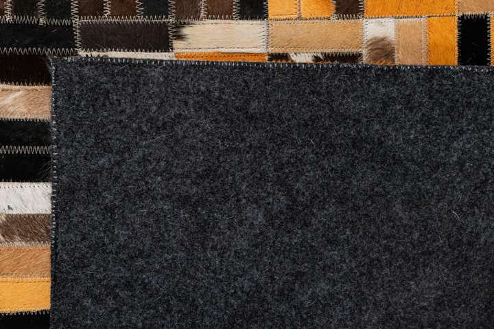 5' x 7' 11 Cowhide - Patchwork Rug