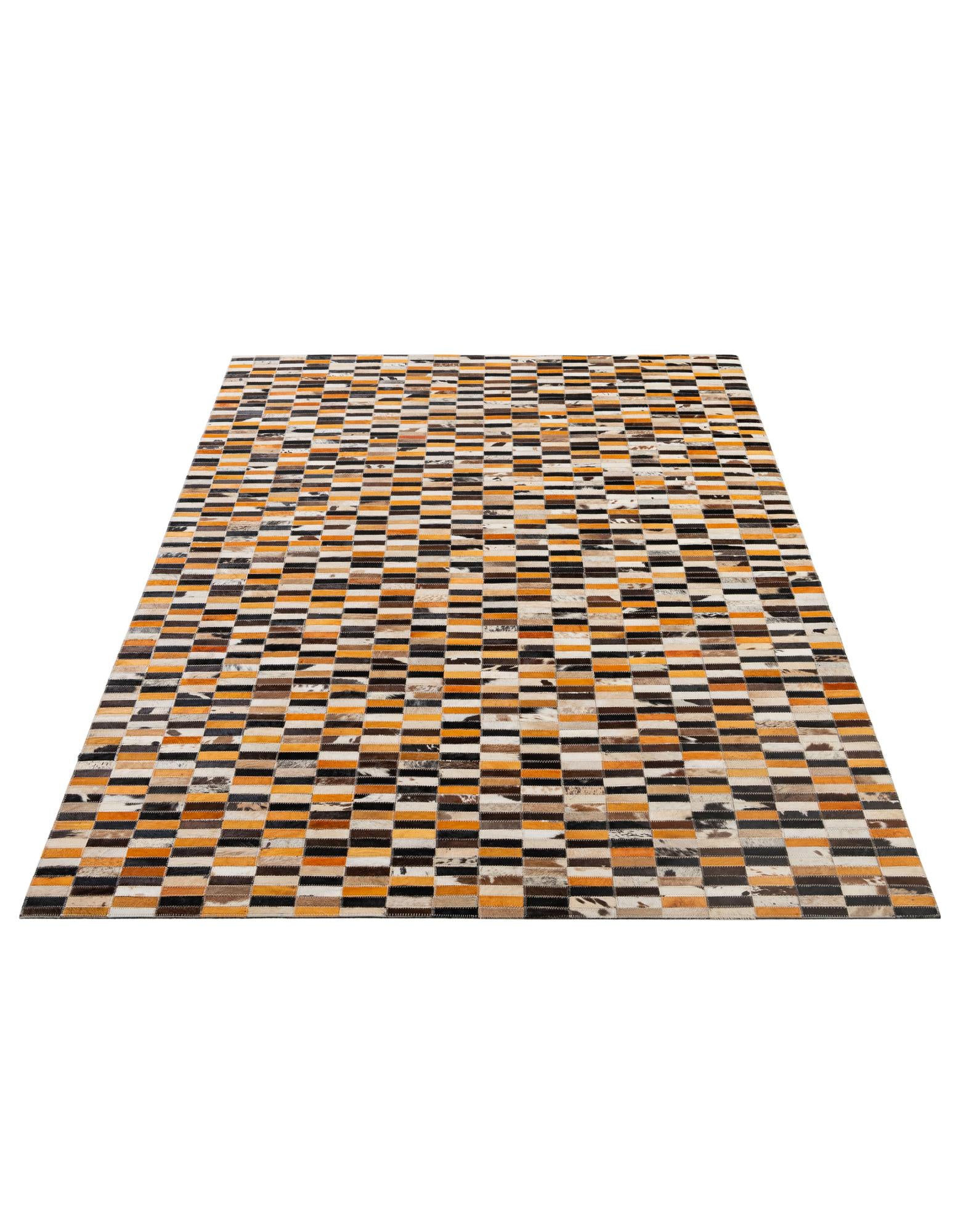 5' x 7' 10 Cowhide - Patchwork Rug