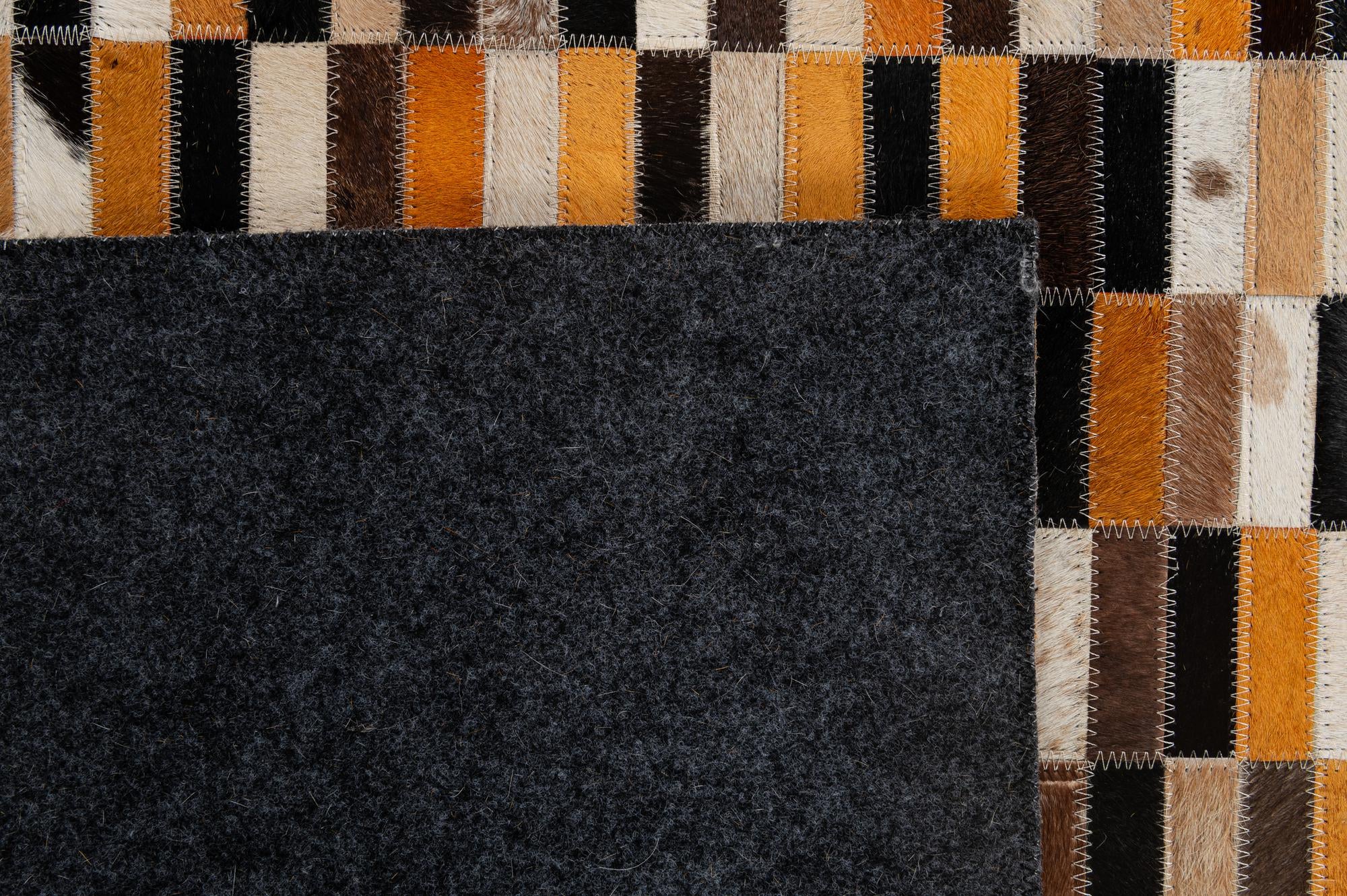 5' x 7' 10 Cowhide - Patchwork Rug
