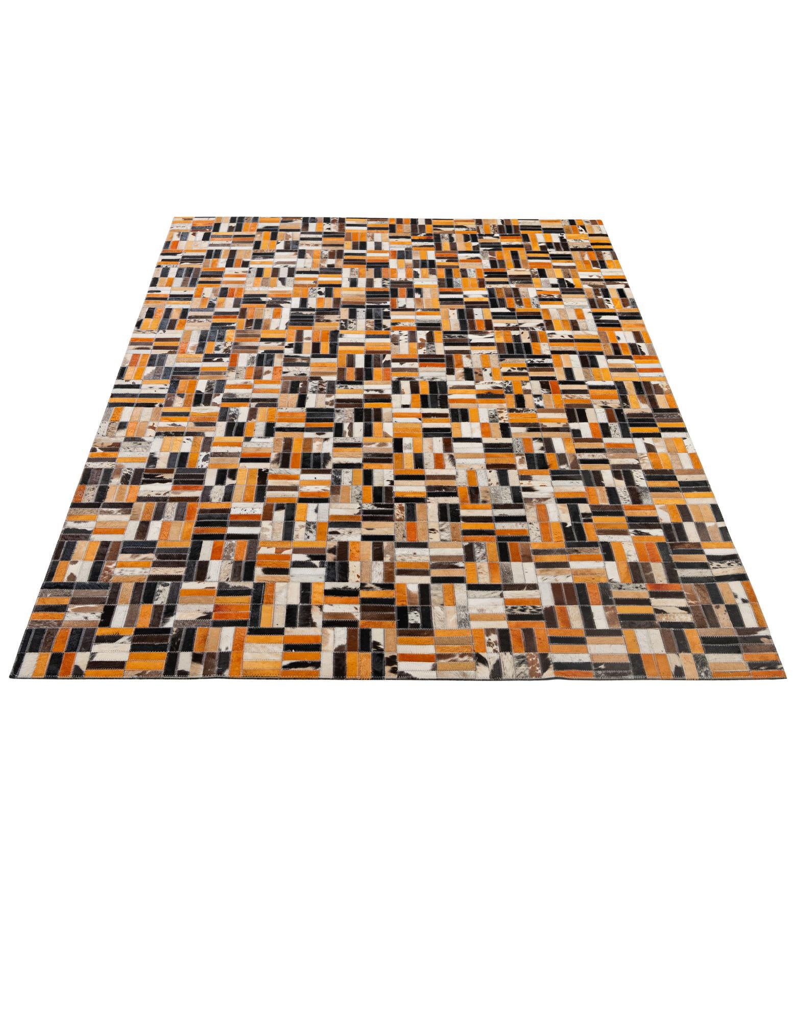 5' x 7' 11 Cowhide - Patchwork Rug