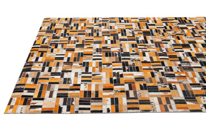 5' x 7' 11 Cowhide - Patchwork Rug