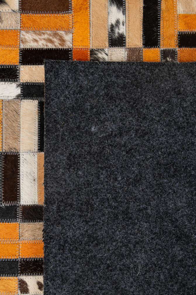 5' x 7' 11 Cowhide - Patchwork Rug
