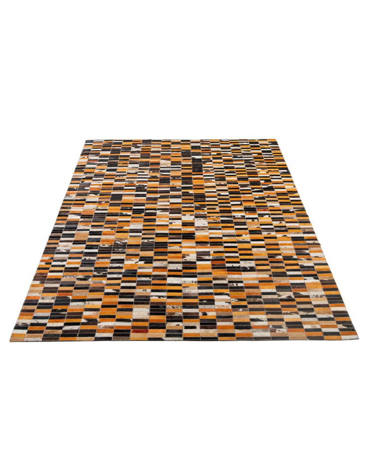 Detail image of 5' x 7' 10 Cowhide - Patchwork Rug