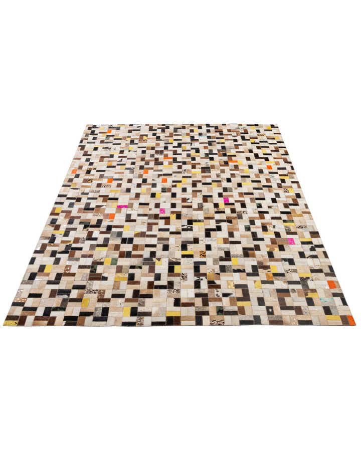 5' 3 x 8' Cowhide - Patchwork Rug