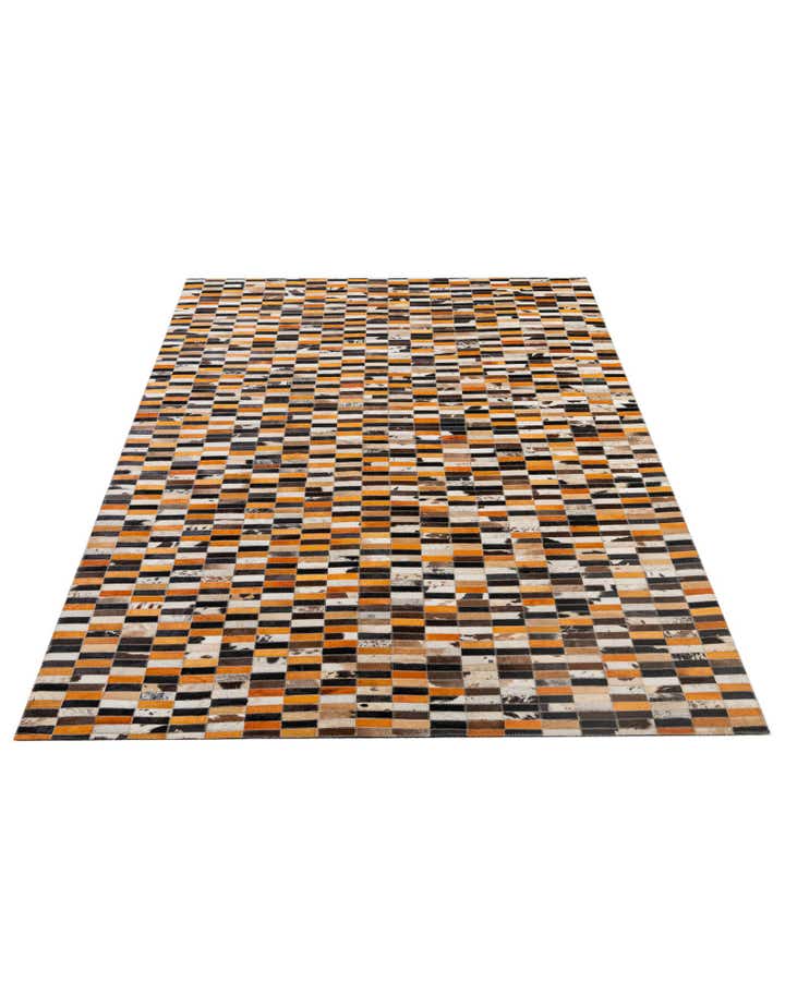 5' 1 x 7' 11 Cowhide - Patchwork Rug