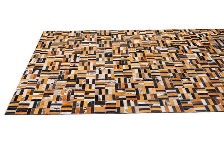 4' 11 x 7' 10 Cowhide - Patchwork Rug