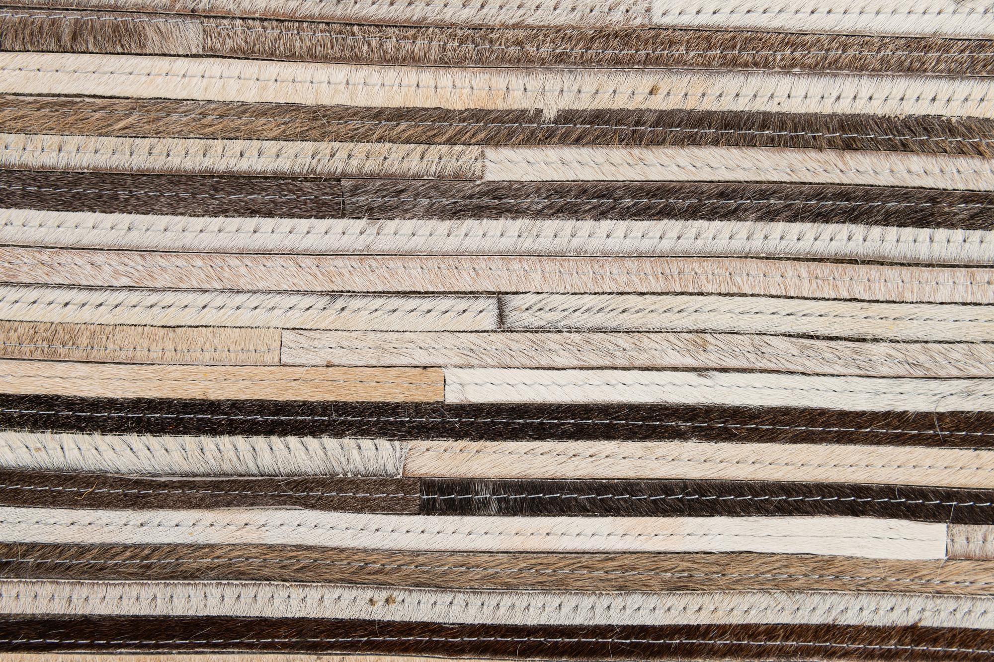 6' 1 x 9' 1 Cowhide - Patchwork Rug
