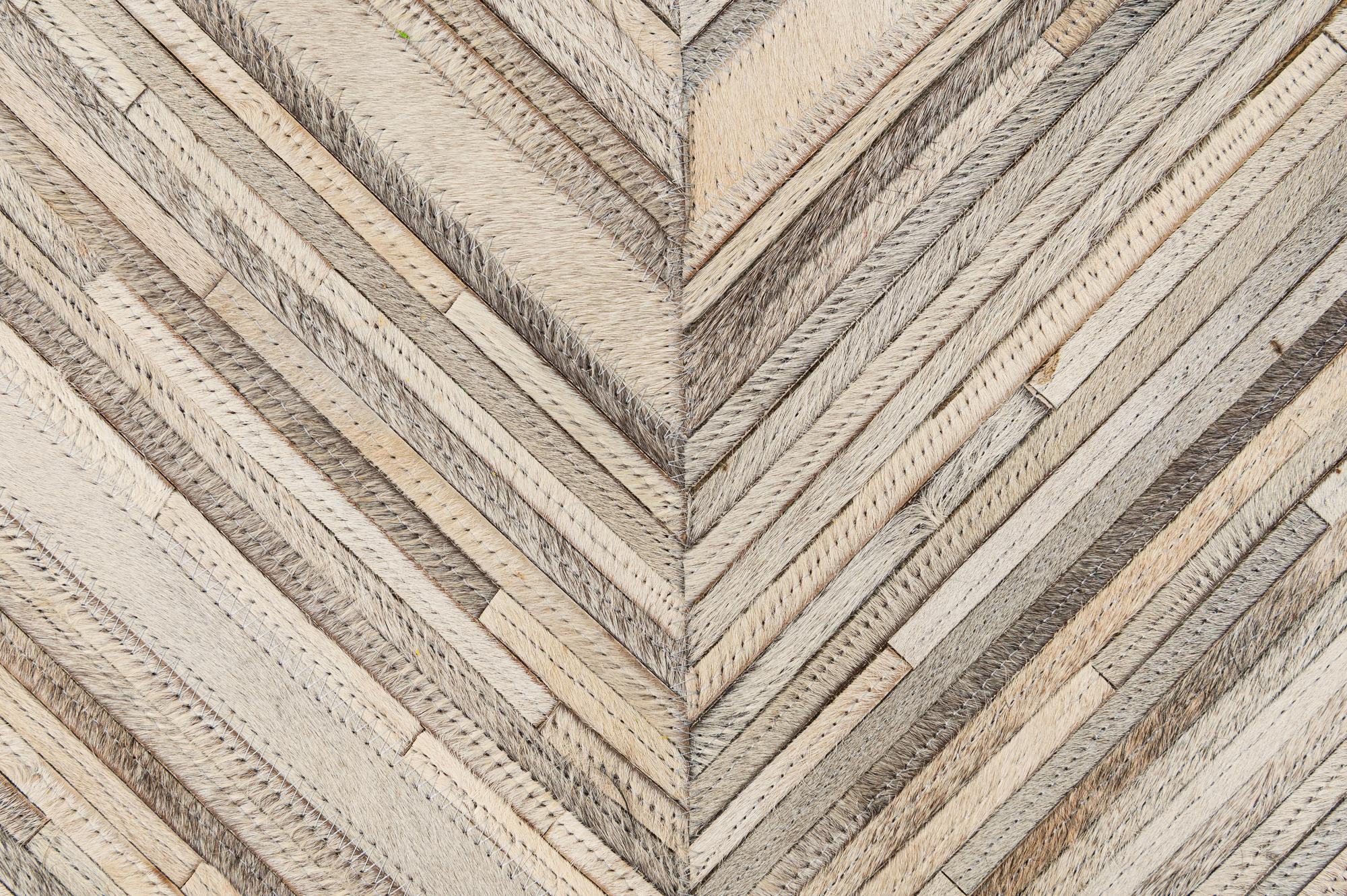 5' 7 x 8' 9 Cowhide - Patchwork Rug