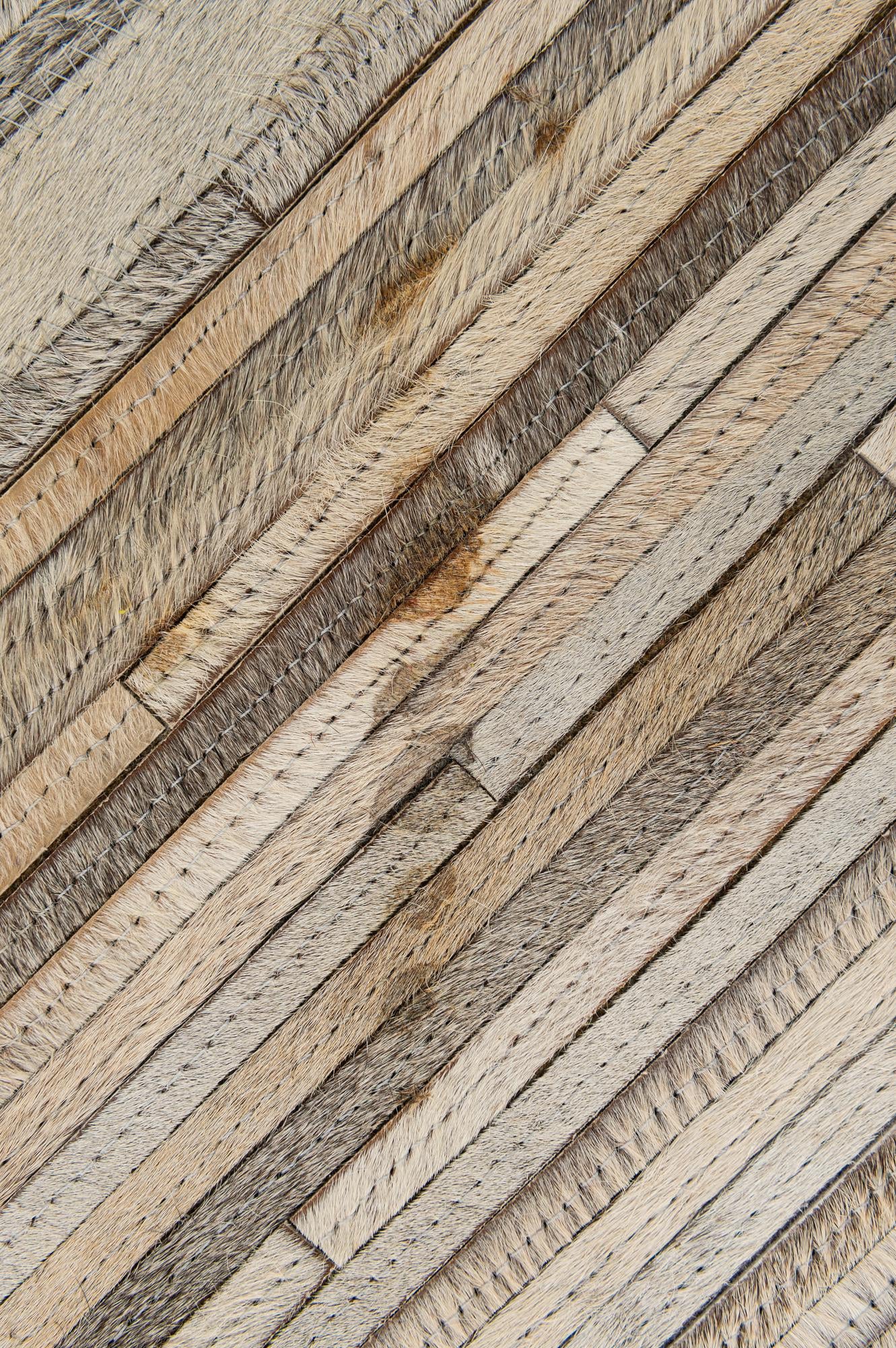 5' 7 x 8' 9 Cowhide - Patchwork Rug