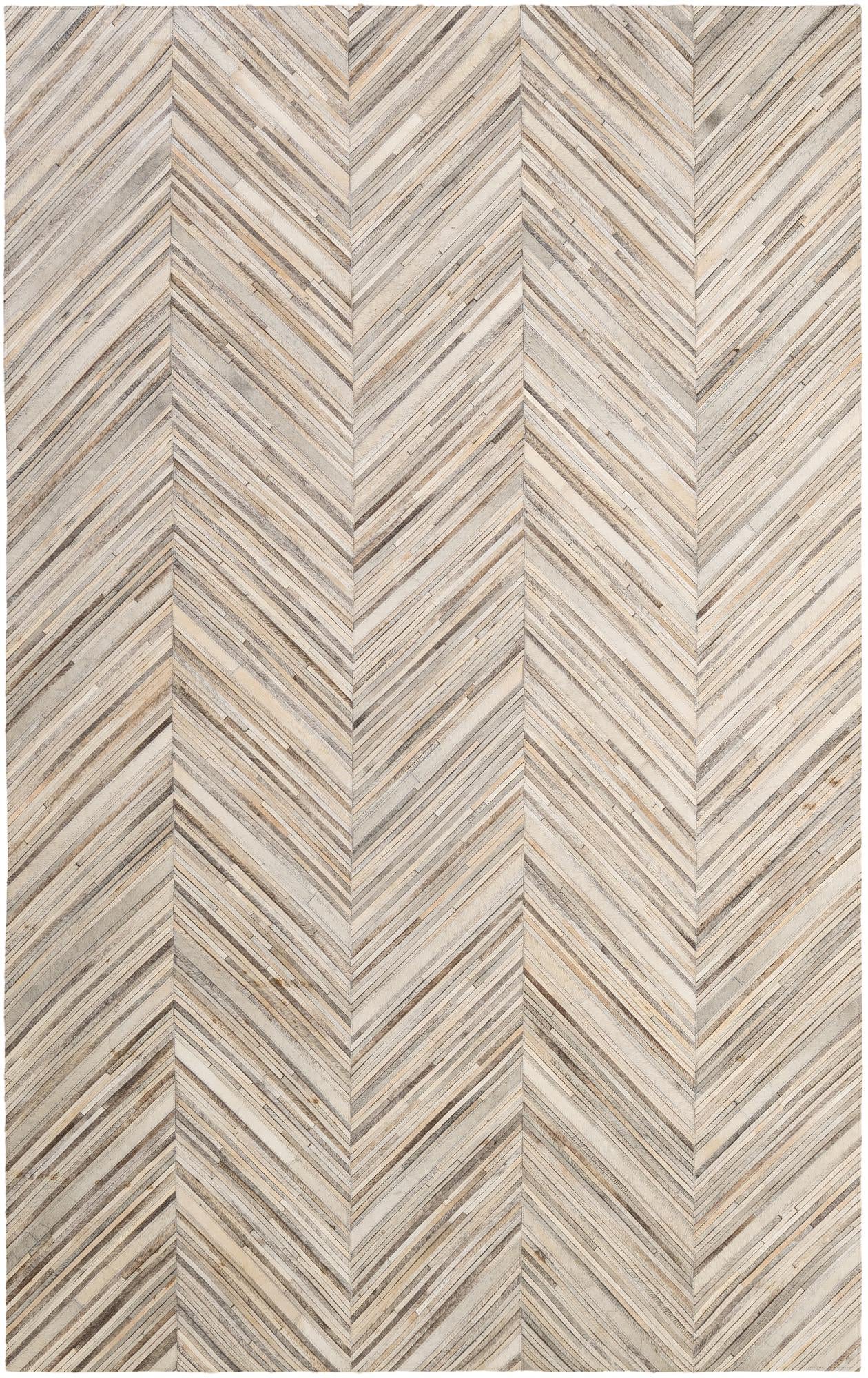 5' 7 x 8' 9 Cowhide - Patchwork Rug