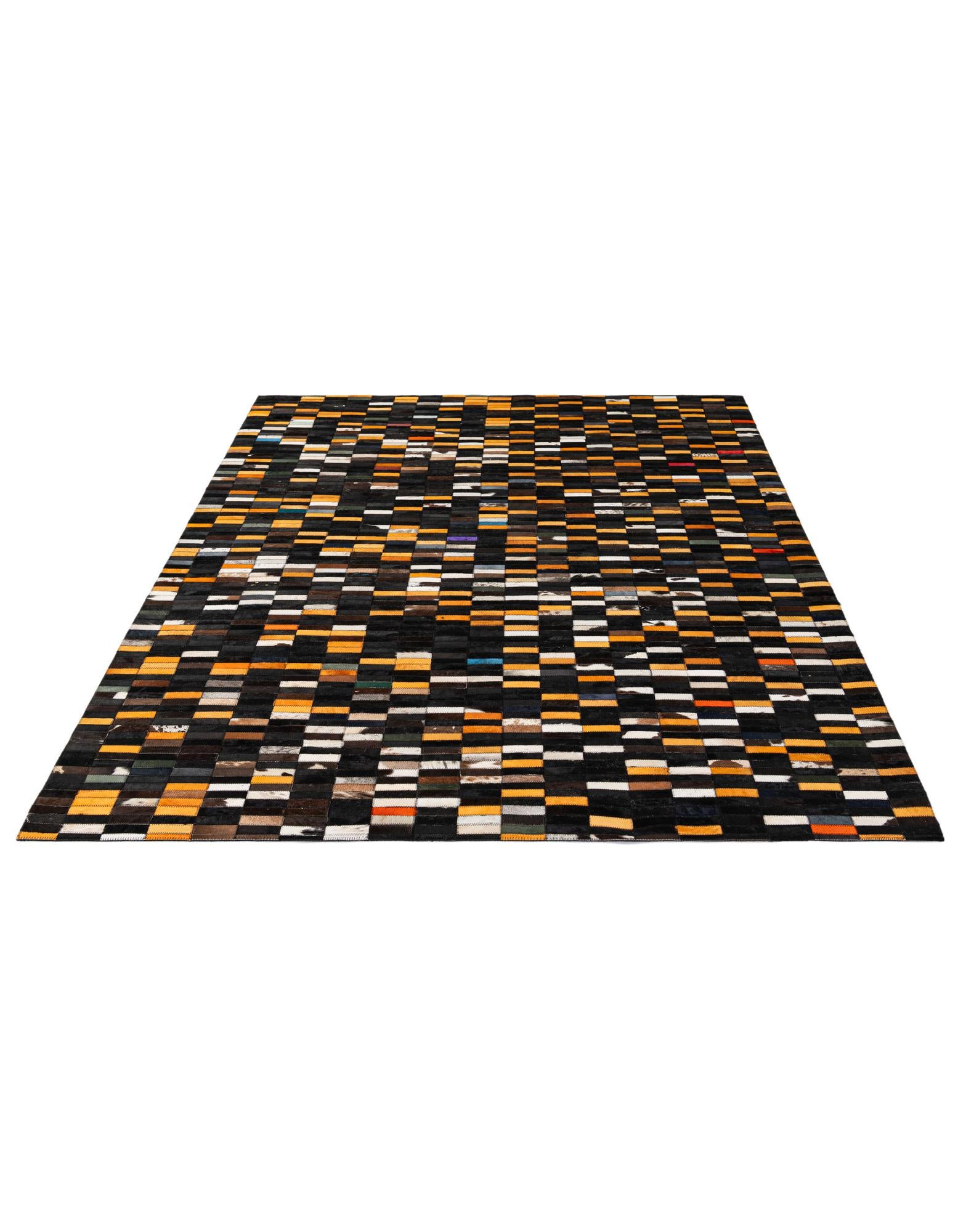 5' 3 x 8' 1 Cowhide - Patchwork Rug