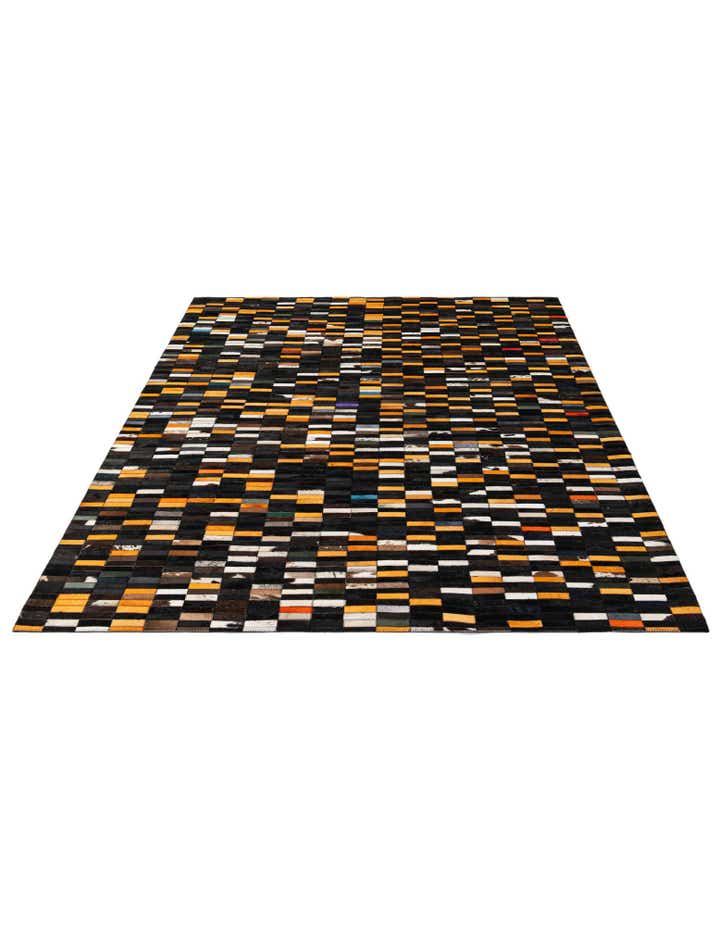 5' 3 x 8' 1 Cowhide - Patchwork Rug