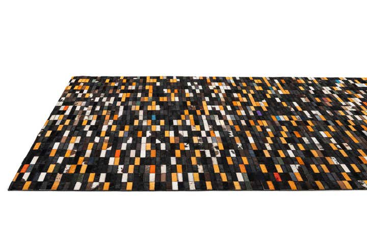 5' 3 x 8' 1 Cowhide - Patchwork Rug