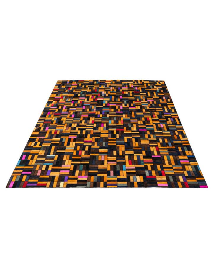 5' x 7' 11 Cowhide - Patchwork Rug