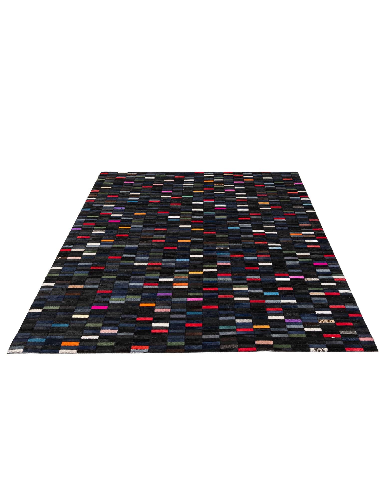 5' 2 x 7' 11 Cowhide - Patchwork Rug