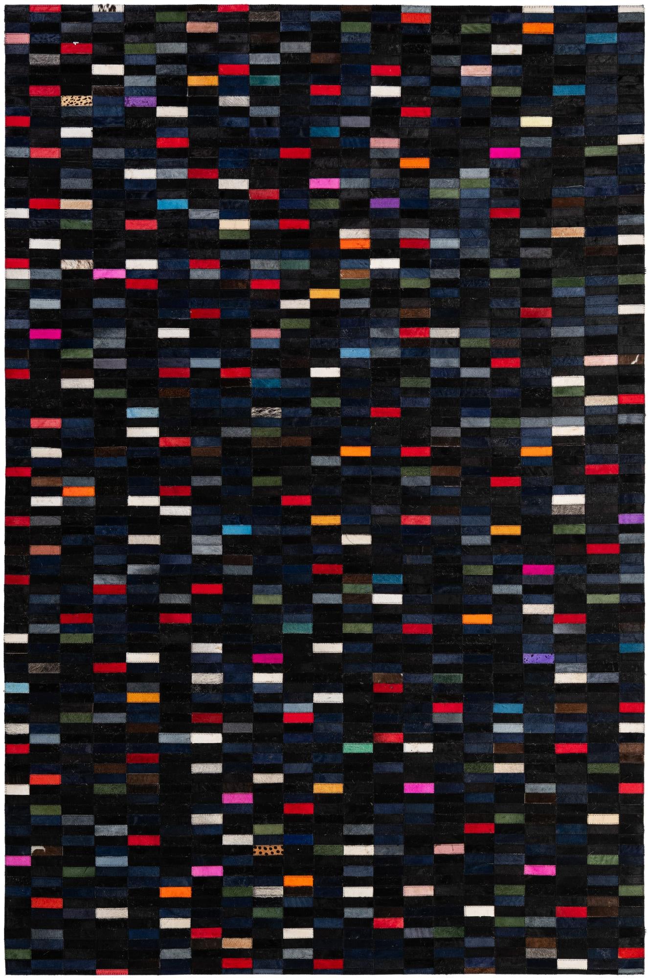 5' 2 x 7' 11 Cowhide - Patchwork Rug