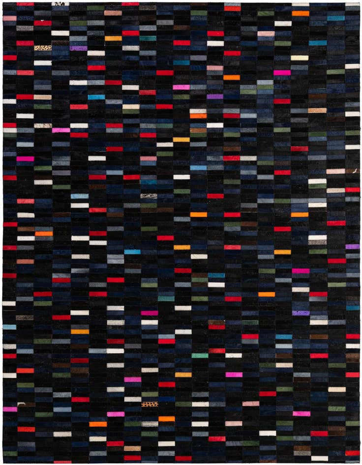 Detail image of 5' 2 x 7' 11 Cowhide - Patchwork Rug