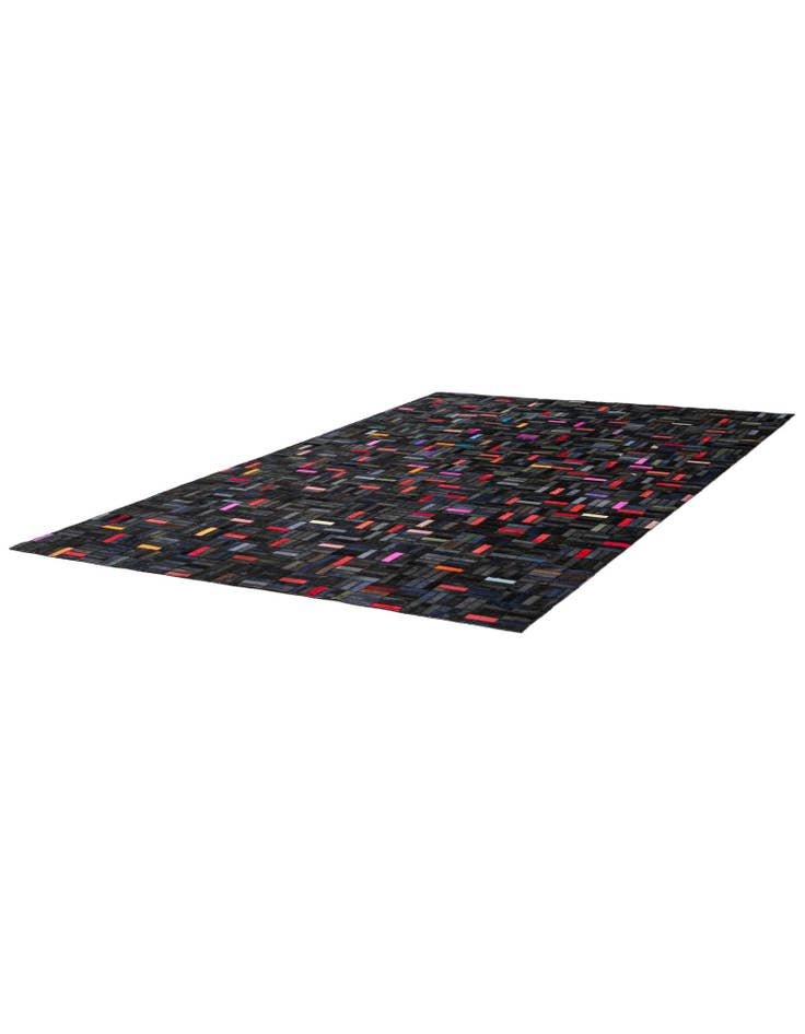 Detail image of 5' 1 x 8' 1 Cowhide - Patchwork Rug